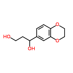 1,3-Propanediol,1-(2,3-dihydro-1,4-benzodioxin-6-yl)-结构式