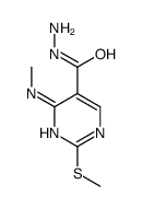 4-(methylamino)-2-methylsulfanylpyrimidine-5-carbohydrazide Structure
