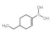 4-乙基环己烯-1-基硼酸结构式