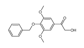 4'-O-benzyl-α-hydroxyacetosyringone Structure