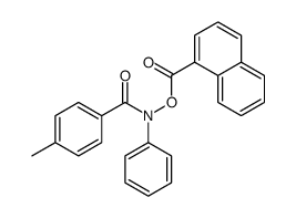 (N-(4-methylbenzoyl)anilino) naphthalene-1-carboxylate结构式