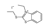 3-ethyl-2-ethylsulfanyl-1,3-benzothiazol-3-ium,iodide结构式