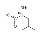 2-amino-4-methylpentanoic acid Structure