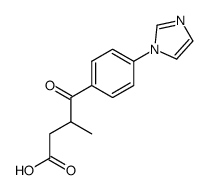 4-(1H-imidazol-1-yl)-β-methyl-γ-oxobenzenebutanoic acid结构式