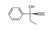 (R)-3-Phenyl-pent-1-yn-3-ol结构式