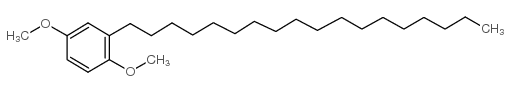2-十八烷基-1,4-二甲氧基苯结构式