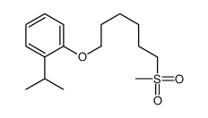 1-(6-methylsulfonylhexoxy)-2-propan-2-ylbenzene结构式