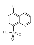 5-Chloroquinoline-8-sulfonic Acid结构式