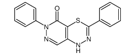 3,6-diphenyl-1H-pyridazino[4,5-e][1,3,4]thiadiazin-5-one Structure