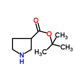 2-Methyl-2-propanyl 3-pyrrolidinecarboxylate Structure