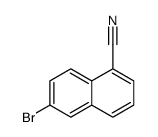 6-bromonaphthalene-1-carbonitrile Structure
