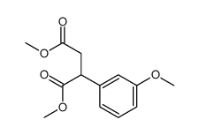 dimethyl 2-(3-methoxyphenyl)butanedioate Structure