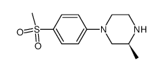 (3S)-3-methyl-1-[4-(methylsulfonyl)phenyl]piperazine Structure
