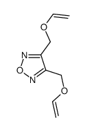 3,4-bis(ethenoxymethyl)-1,2,5-oxadiazole结构式