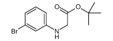 2-Methyl-2-propanyl N-(3-bromophenyl)glycinate Structure