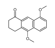 8,10-dimethoxy-3,4-dihydro-2H-anthracen-1-one Structure