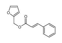 furan-2-ylmethyl 3-phenylprop-2-enoate Structure