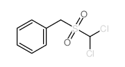 Benzene,[[(dichloromethyl)sulfonyl]methyl]- Structure