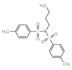 Benzenesulfonamide,N-butyl-4-methyl-N-[(4-methylphenyl)sulfonyl]- Structure