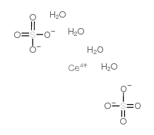 硫酸铈,四水合物结构式