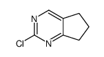 2-氯-6,7-二氢-5H-环戊二烯并[d]嘧啶结构式