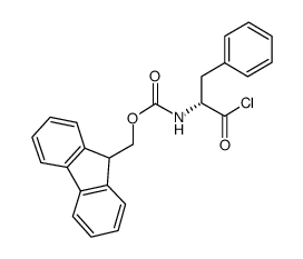 Fmoc-D-苯丙酰氯结构式