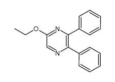 5-ethoxy-2,3-diphenylpyrazine Structure