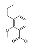 Benzoyl chloride, 2-methoxy-3-propyl- (9CI) Structure