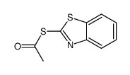 Ethanethioic acid, S-2-benzothiazolyl ester (9CI) structure