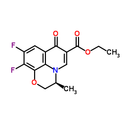 Ethyl (S)-9,10-difluoro-3-methyl-7-oxo-2,3-dihydro-7H-pyrido[1,2,3-de]-1,4-benzoxazine-6-carboxylate Structure