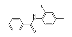N-(2-iodo-4-methylphenyl)benzamide Structure