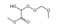 methyl 2-hydroxy-2-(methoxymethylperoxy)acetate结构式