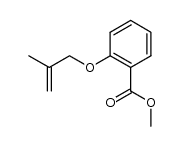 2-(2-methyl-2-propenyloxy)benzoic acid,methyl ester结构式