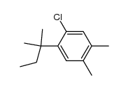 4-tert-amyl-5-chloro-o-xylene Structure