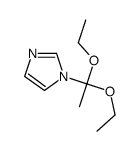 Acetylimidazole diethyl acetal Structure