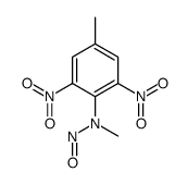 N-methyl-N-(4-methyl-2,6-dinitrophenyl)nitrous amide结构式