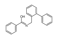 N-[(2-phenylphenyl)methyl]benzamide结构式