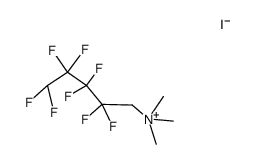 (2,2,3,3,4,4,5,5-Octafluoropentyl)trimethylammonium iodide结构式