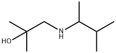 2-甲基-1-((3-甲基丁烷-2-基)氨基)丙烷-2-醇结构式