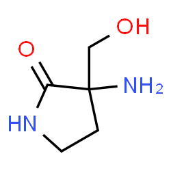 2-Pyrrolidinone,3-amino-3-(hydroxymethyl)-(9CI) Structure