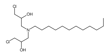 1-chloro-3-[(3-chloro-2-hydroxypropyl)-dodecylamino]propan-2-ol Structure