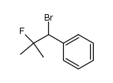(1-bromo-2-fluoro-2-methylpropyl)benzene Structure