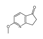 2-METHOXY-6,7-DIHYDRO-5H-CYCLOPENTA[B]PYRIDIN-5-ONE Structure