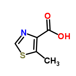 5-甲基-1,3-噻唑-4-甲酸结构式