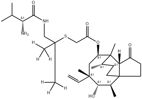 Valnemulin Trifluoroacetic Acid Salt-d6 Structure