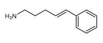 trans-5-phenyl-4-penten-1-amine Structure