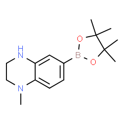 1-Methyl-1,2,3,4-tetrahydroquinoxaline-6-boronic Acid Pinacol Ester Structure