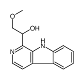 2-methoxy-1-(9H-pyrido[3,4-b]indol-1-yl)ethanol结构式