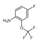 4-Fluoro-2-(trifluoromethoxy)aniline structure