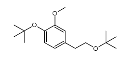 1-tert-butoxy-4-(2-tert-butoxyethyl)-2-methoxybenzene Structure